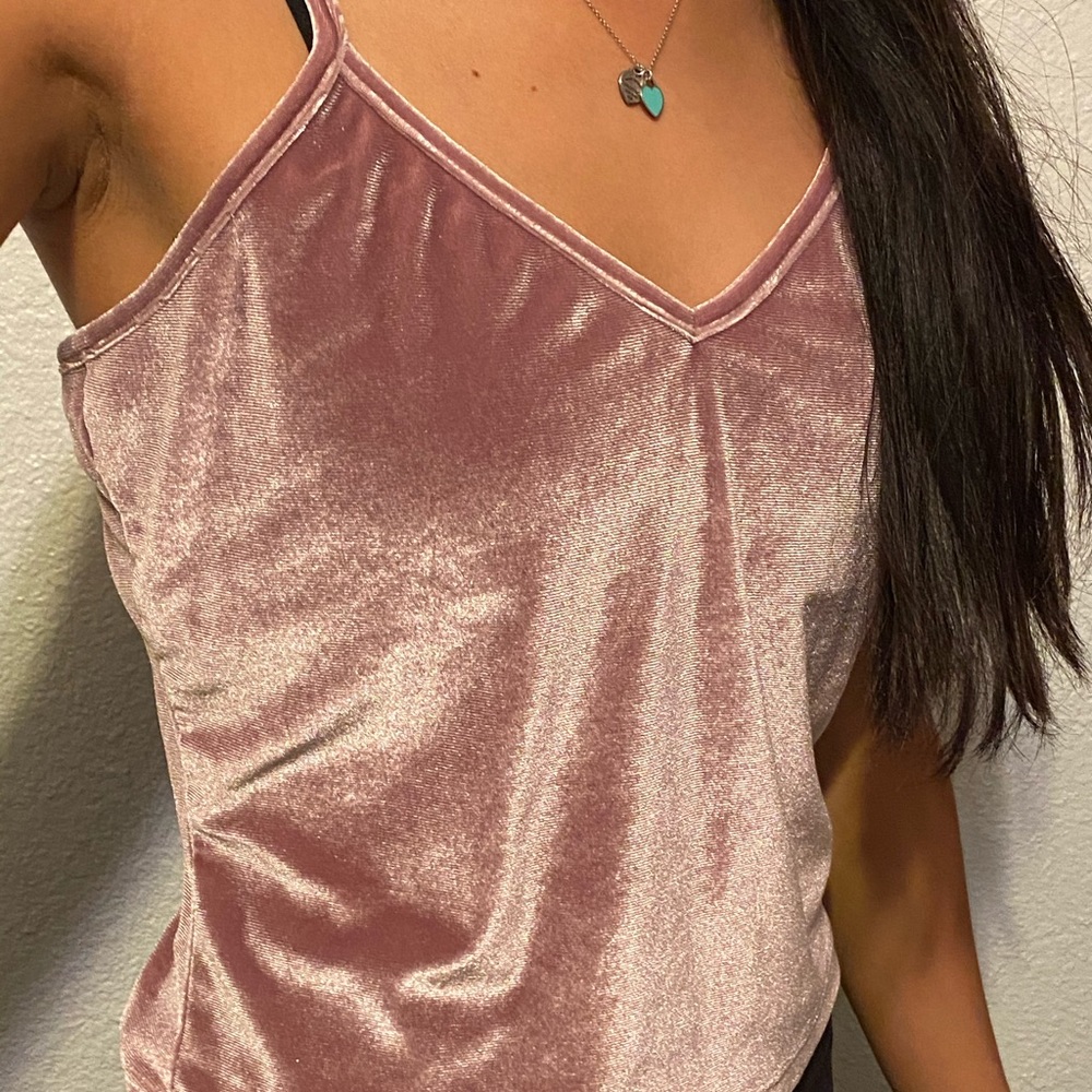 ✨mauve velvet tank 💜